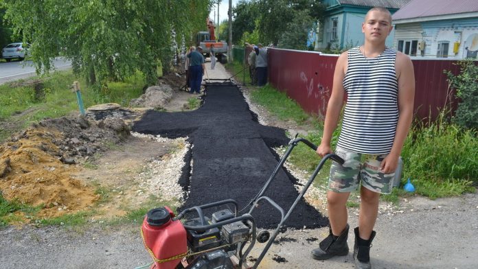 Строительство тротуара. Пителино. 8.08.25_7