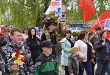 В рабочем поселке Пителино празднуют День Победы